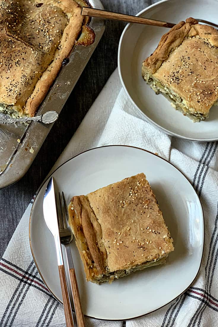 Boureki - Potato & Zucchini Savory Pie