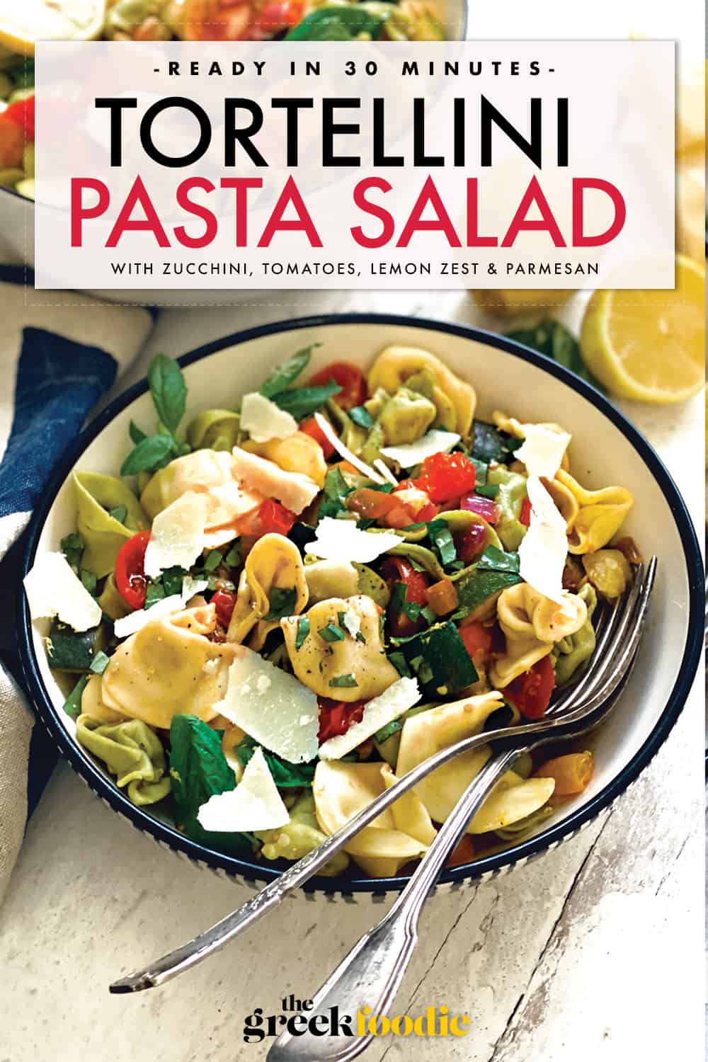 Quick & Easy Tortellini Pasta Salad