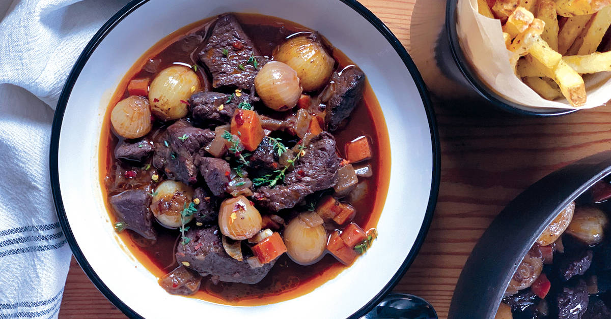 Greek Red Wine Beef Stew The Greek Foodie