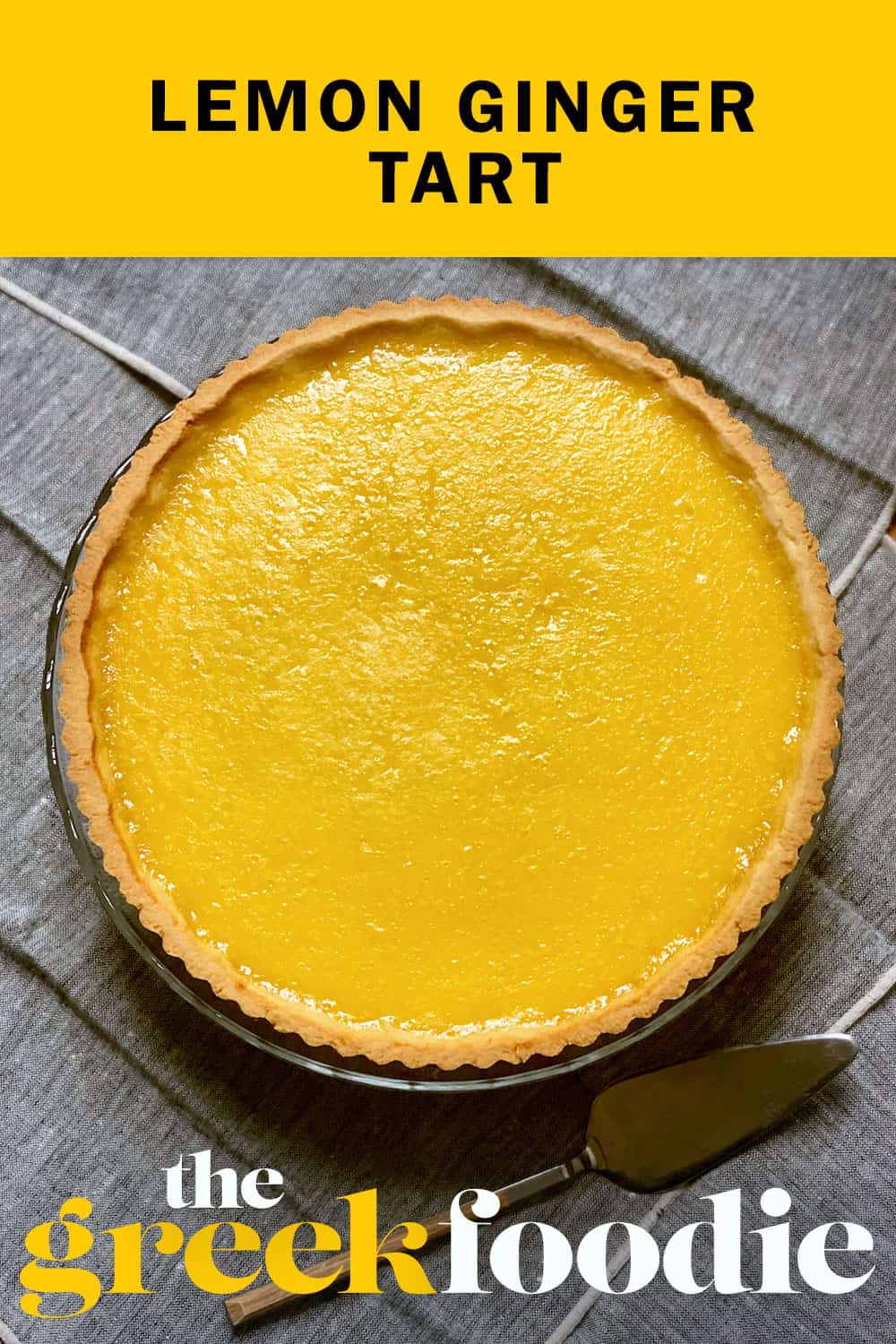 Lemon Ginger Tart The Greek Foodie