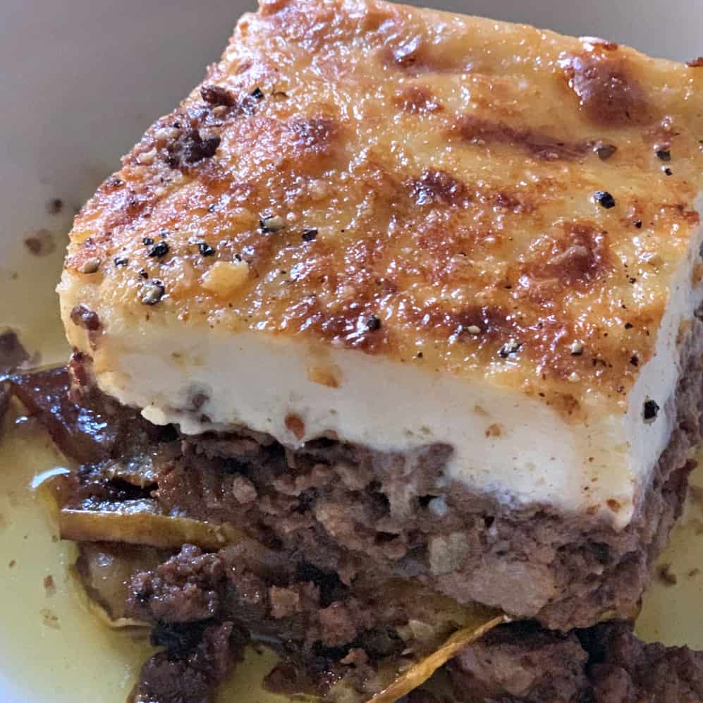 The Greek Foodie - Vegetarian Moussakas With Beyond Beef - Recipe