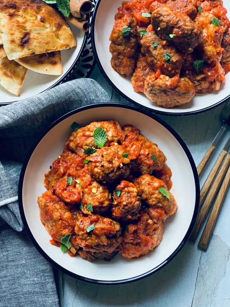 Cumin Meatballs In Red Sauce Greek Soutzoukakia The Greek Foodie