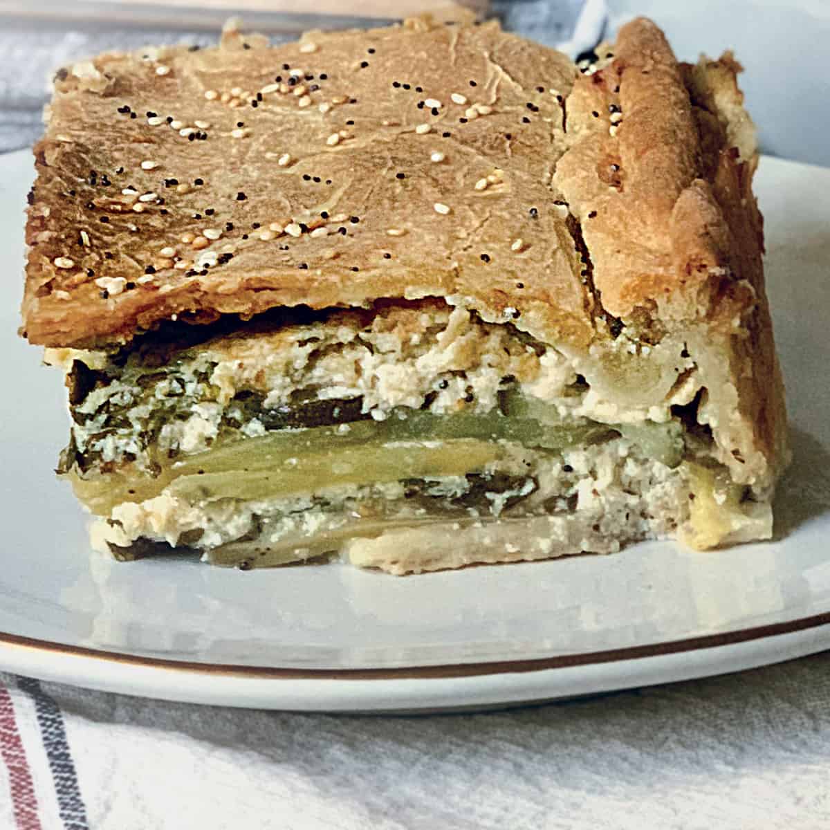 Boureki Potato & Zucchini Savory Pie The Greek Foodie