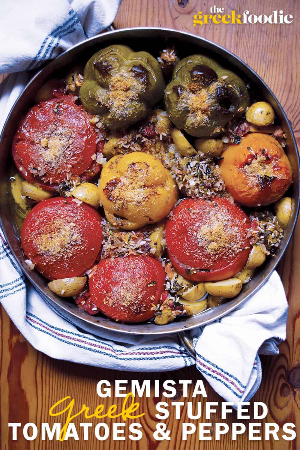 Gemista - Greek Stuffed Tomatoes & Peppers - The Greek Foodie