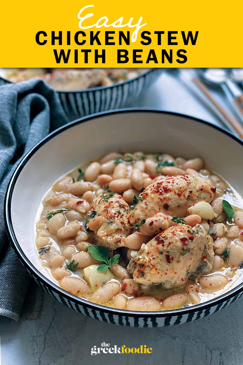 Easy Chicken Stew With Beans