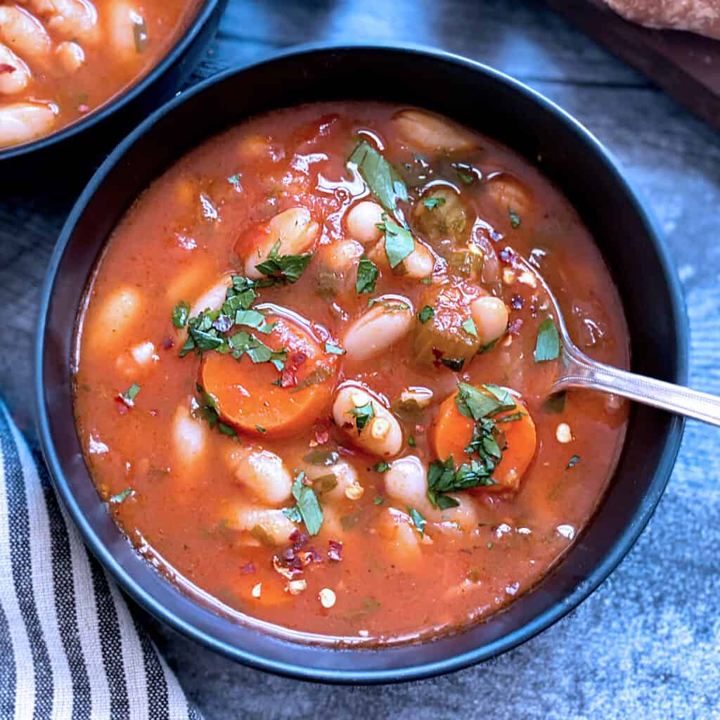 Traditional Greek White Bean Soup Recipe - The Greek Foodie