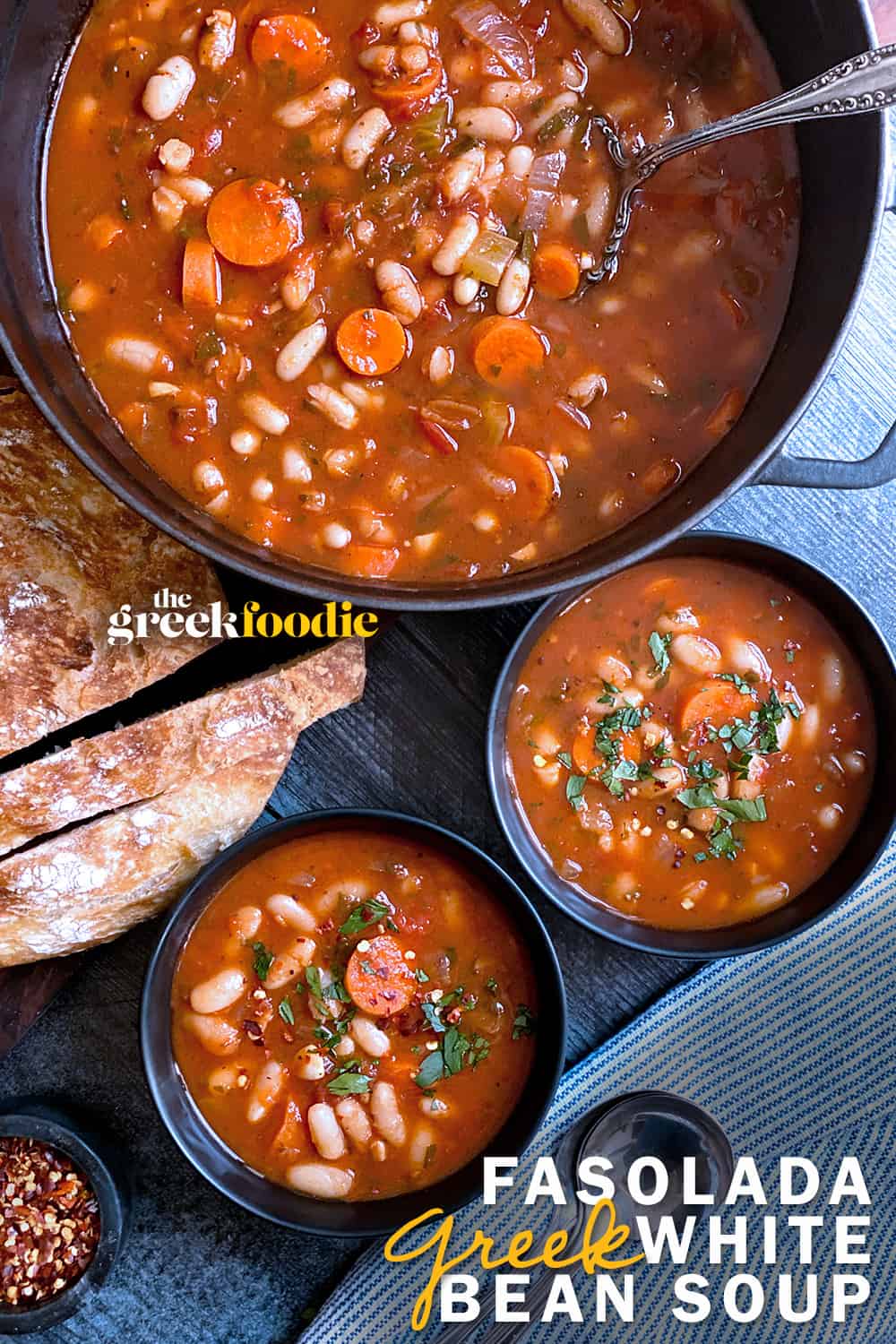 Fasolada - Greek White Bean Soup