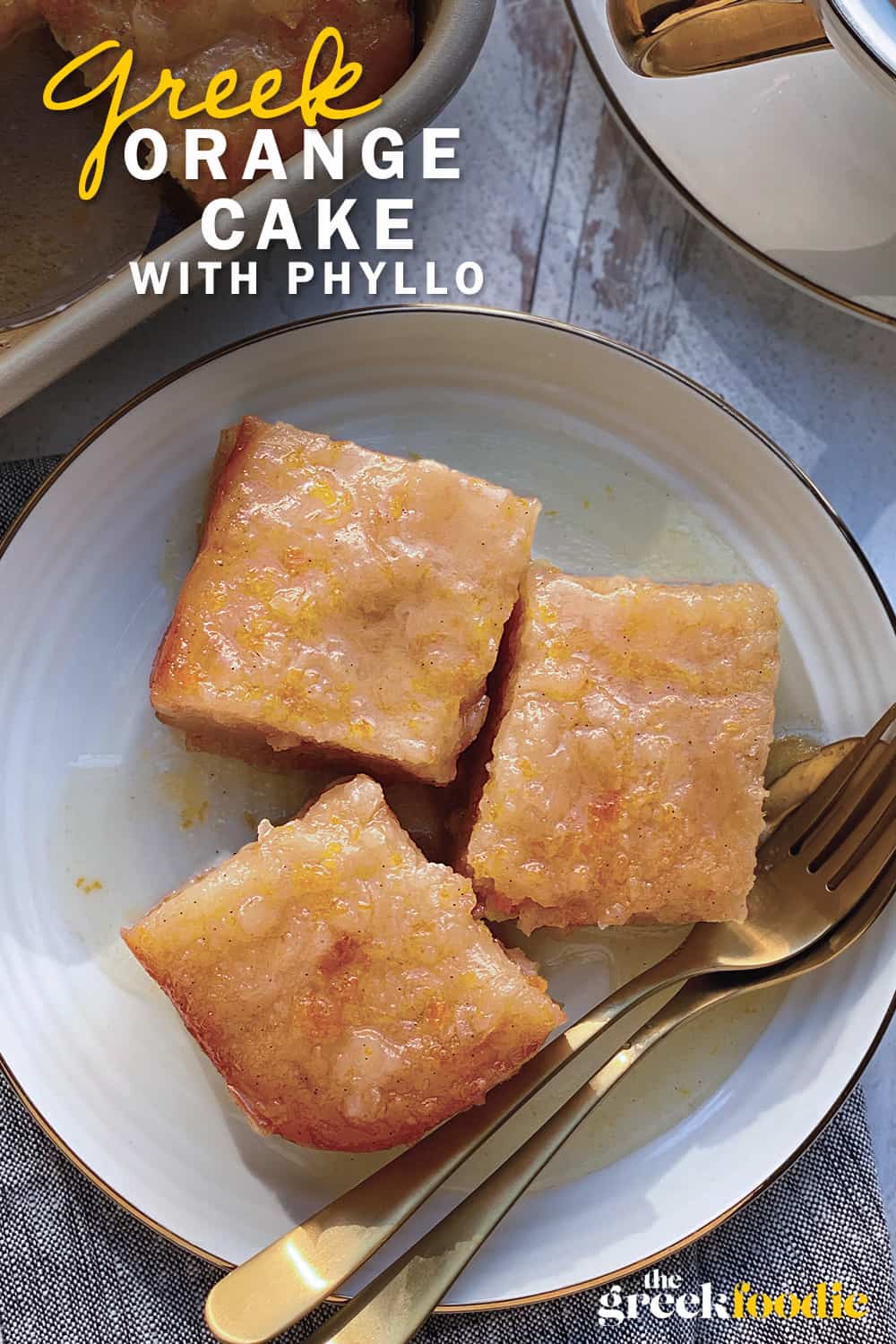 Portokalopita - Greek Orange Phyllo Cake
