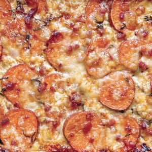 A sweet potato casserole