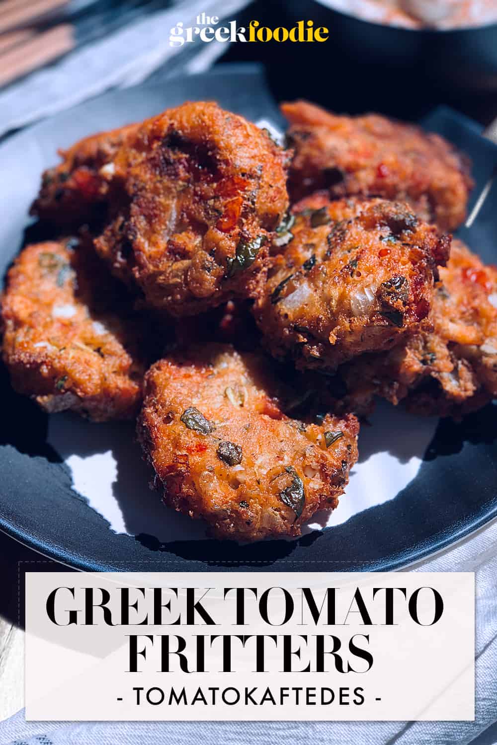 Greek Tomato Fritters - Tomatokeftedes