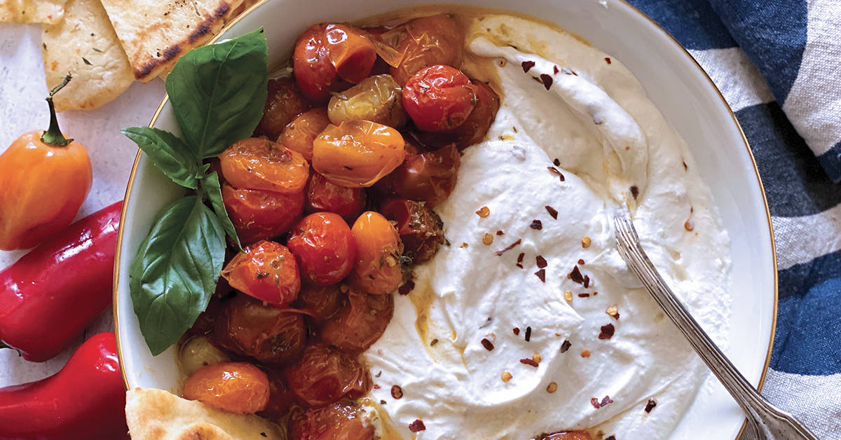 Greek Spicy Whipped Feta Dip - Tirokafteri