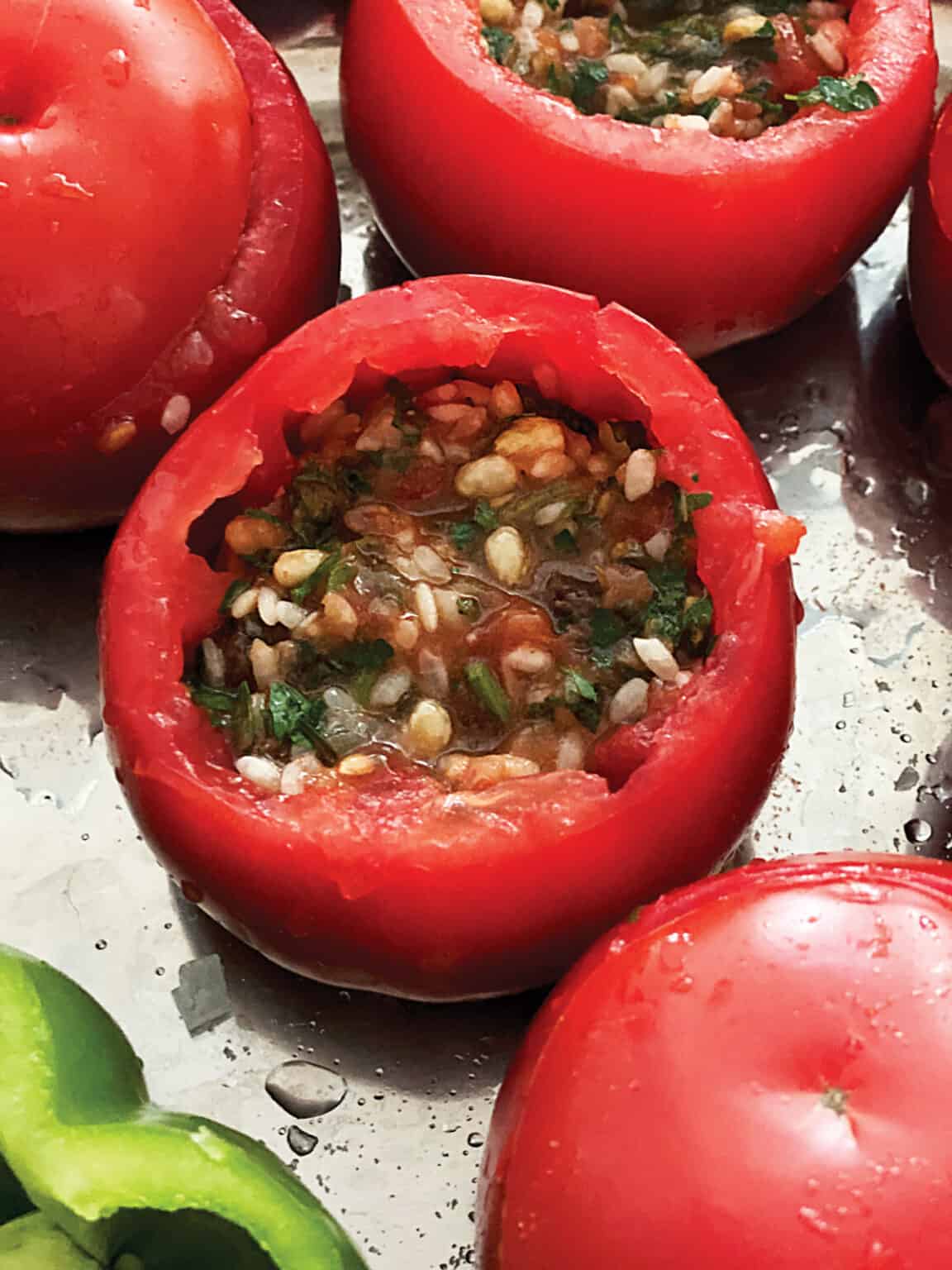 Gemista - Greek Stuffed Tomatoes & Peppers - The Greek Foodie