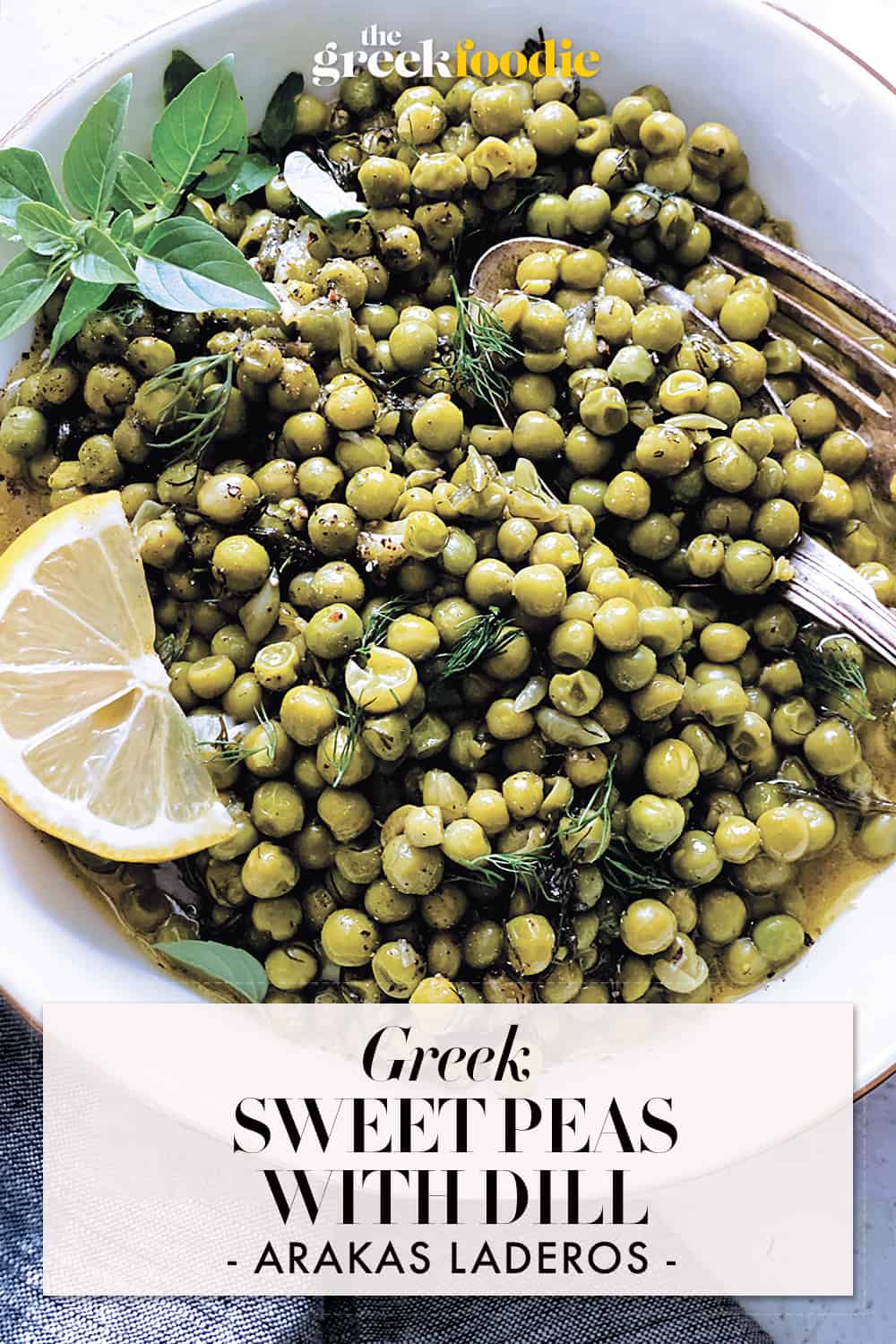 Arakas Greek Sweet Peas With Dill The Greek Foodie