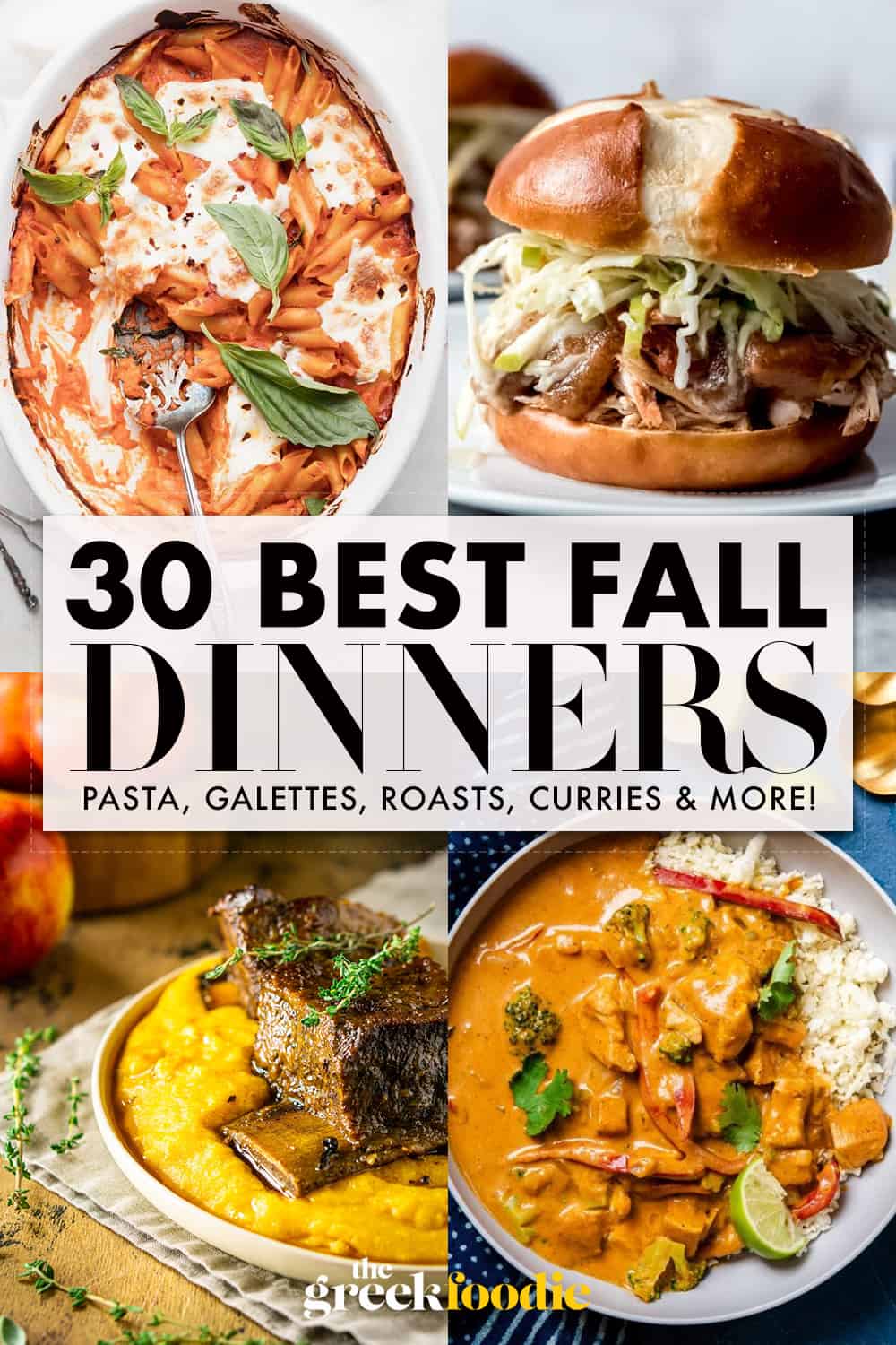 30 Best Fall Dinners