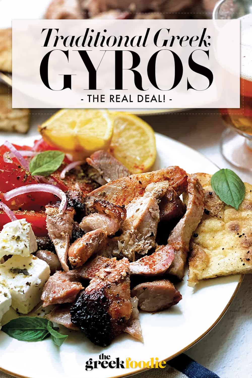 Homemade Traditional Greek Pork Gyros