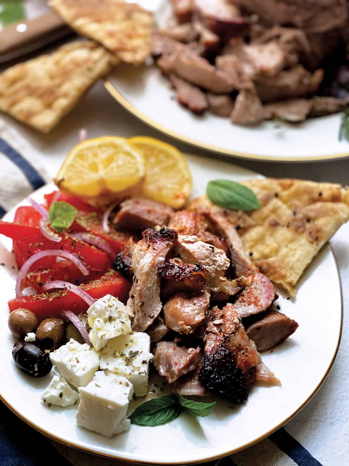 Homemade Traditional Greek Pork Gyros The Greek Foodie
