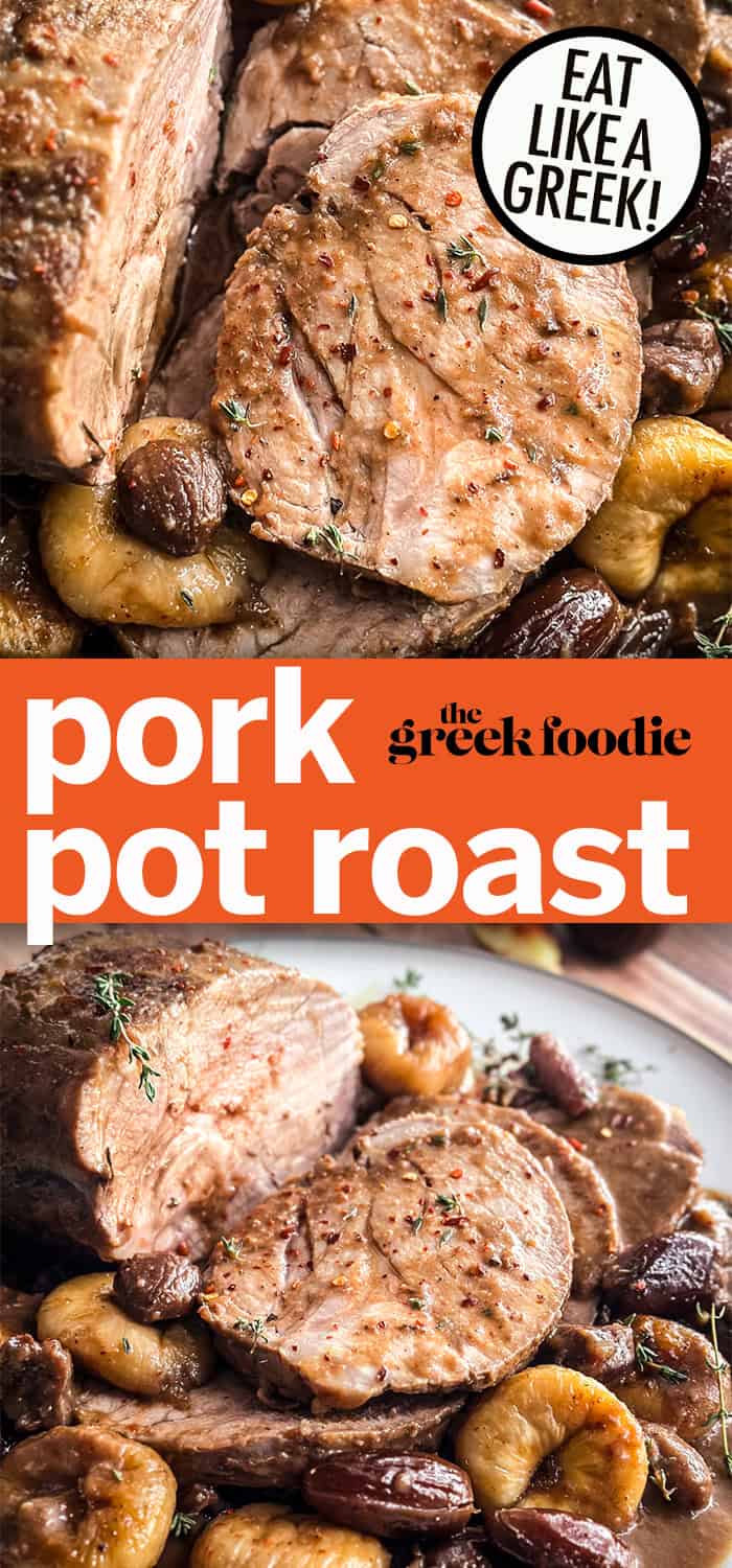 Pork Pot Roast with Chestnuts & Figs
