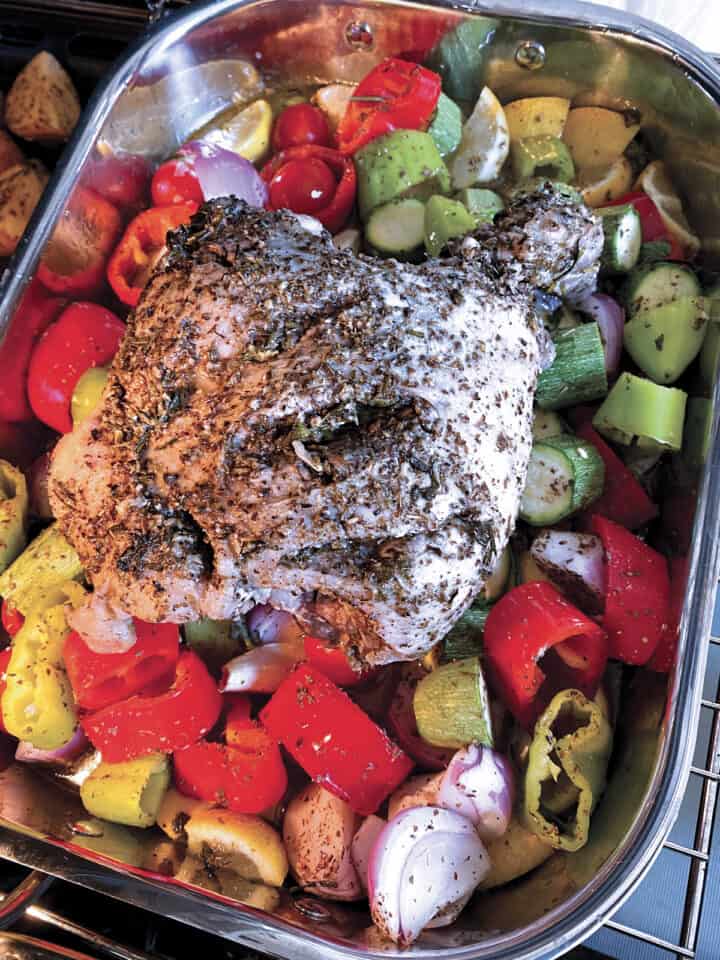 SlowCooked Lamb Roast The Greek Foodie