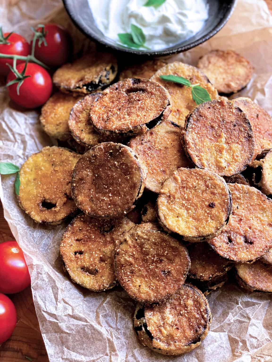 Crispy Fried Eggplant The Greek Foodie