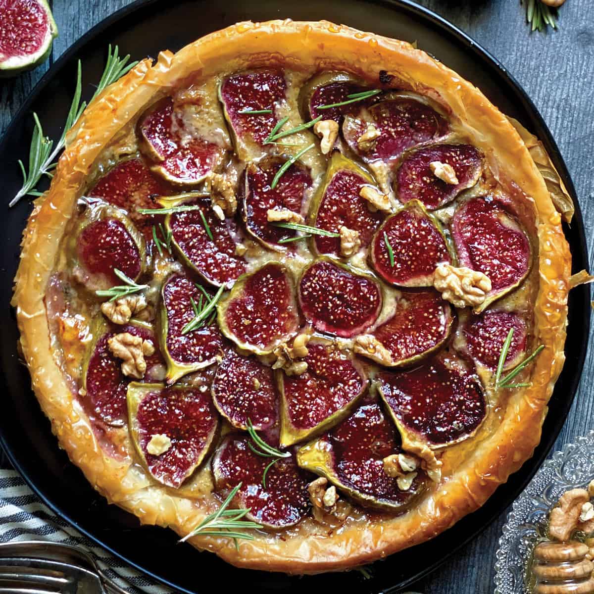 Fig Tart With Phyllo