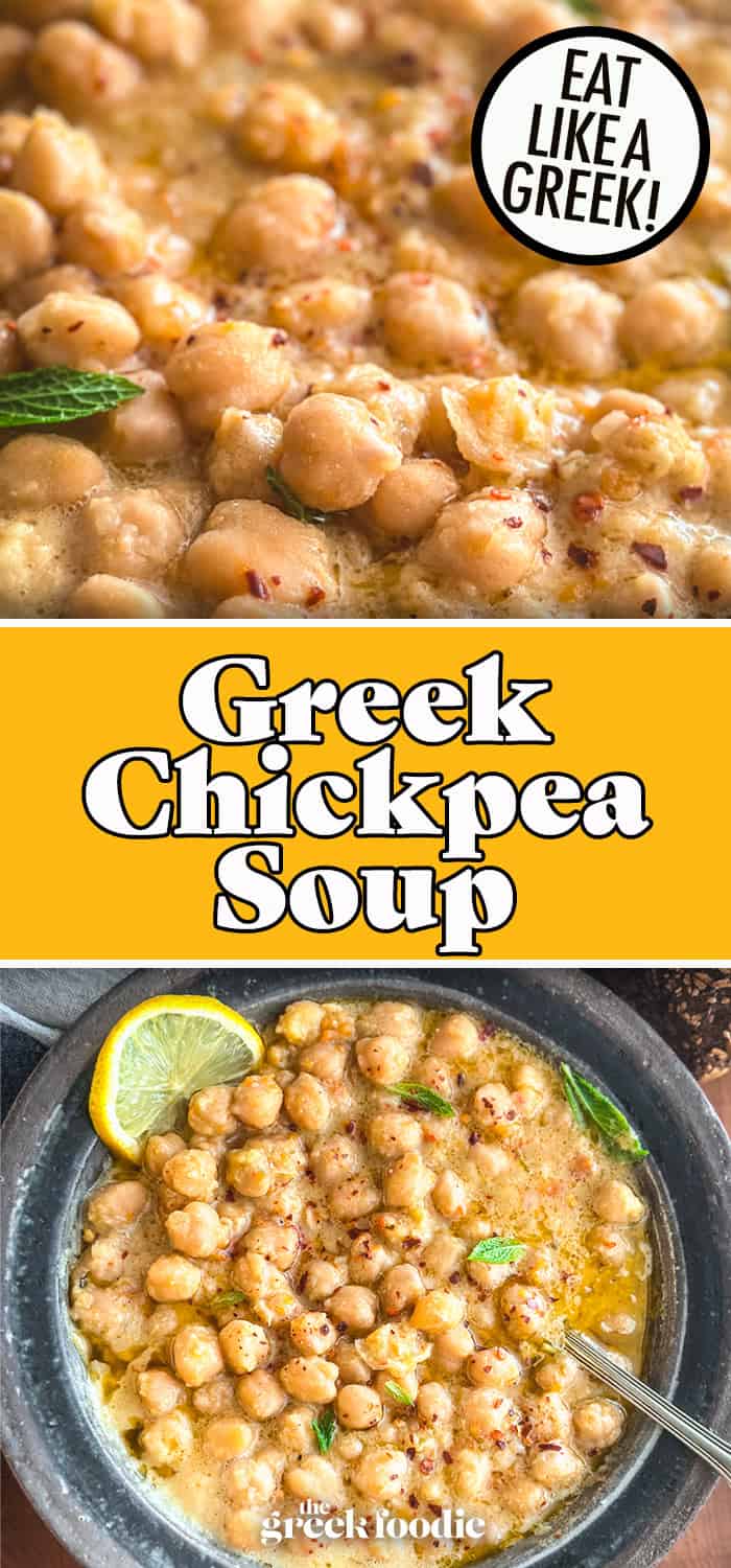 Greek Chickpea Soup With Lemon