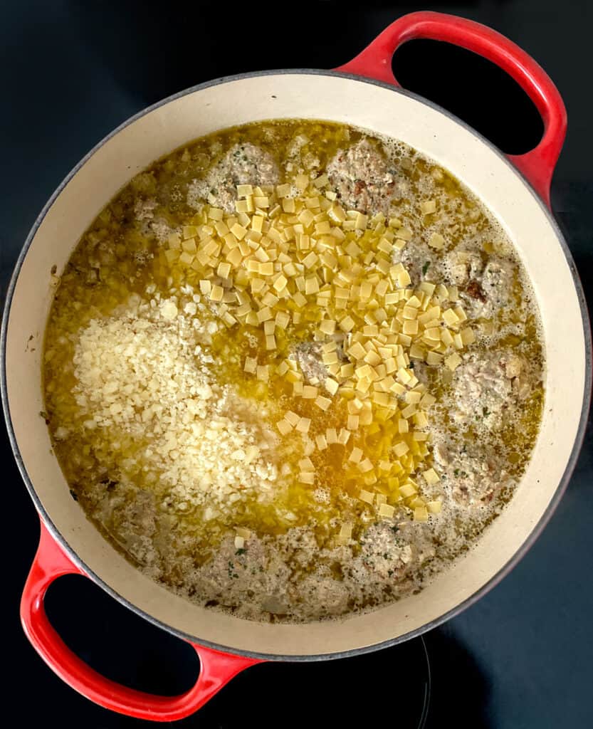 Hearty Meatball Soup - The Greek Foodie