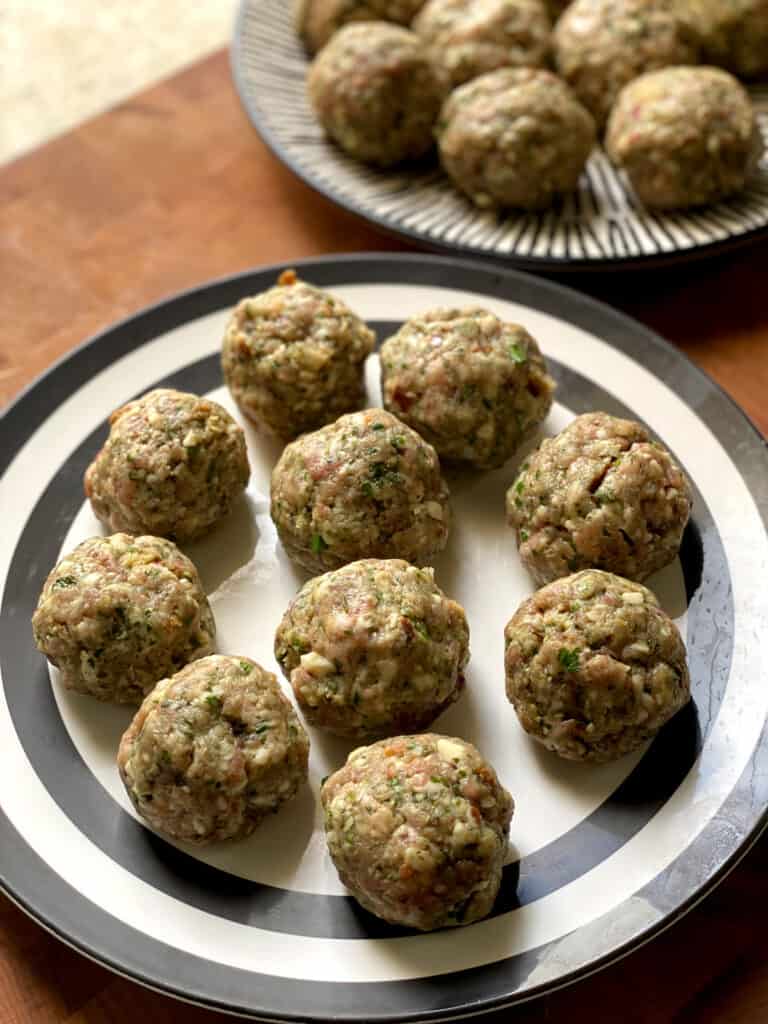 Hearty Meatball Soup - The Greek Foodie