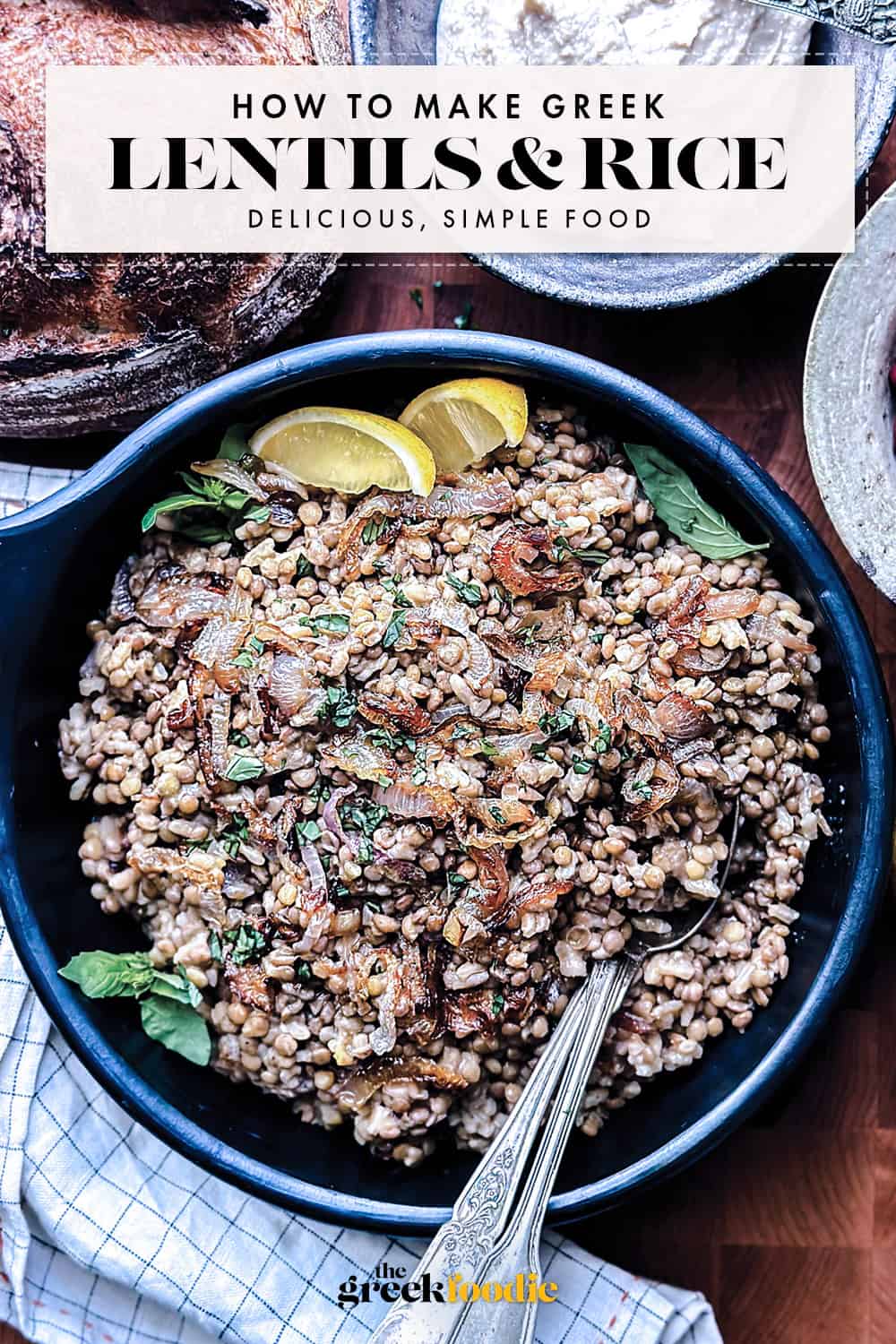 Lentils With Rice-Fakorizo