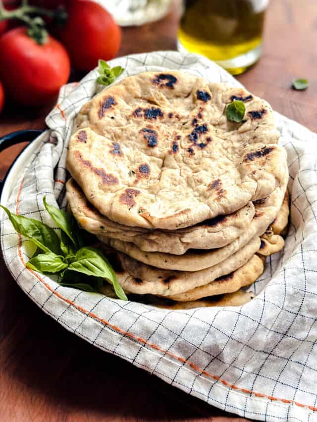 The Greek Foodie Greek pita bread recipe