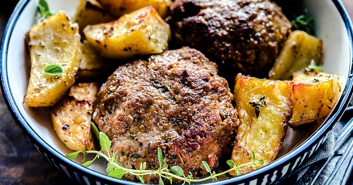 Bifteki-The Greek Burger - The Greek Foodie