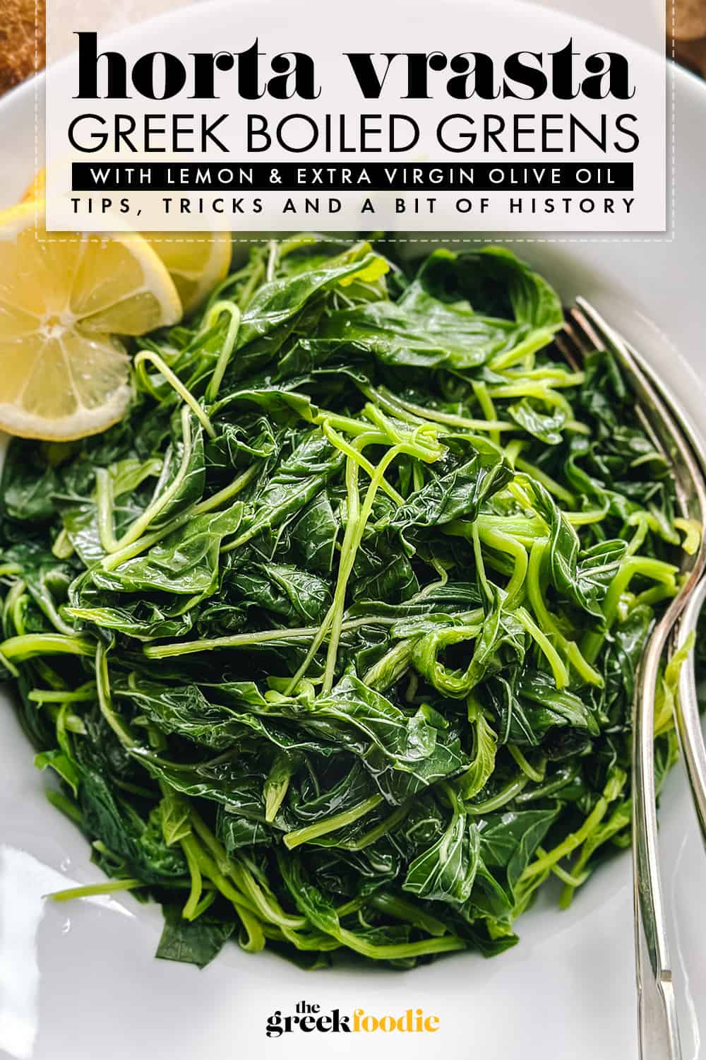 Horta-Greek Greens With Olive oil And Lemon