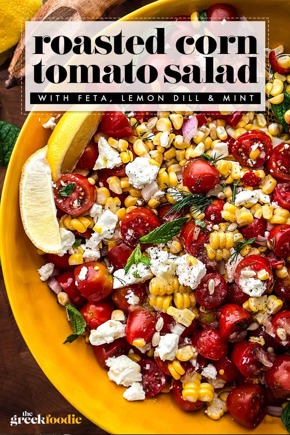 Roasted Corn Tomato Salad