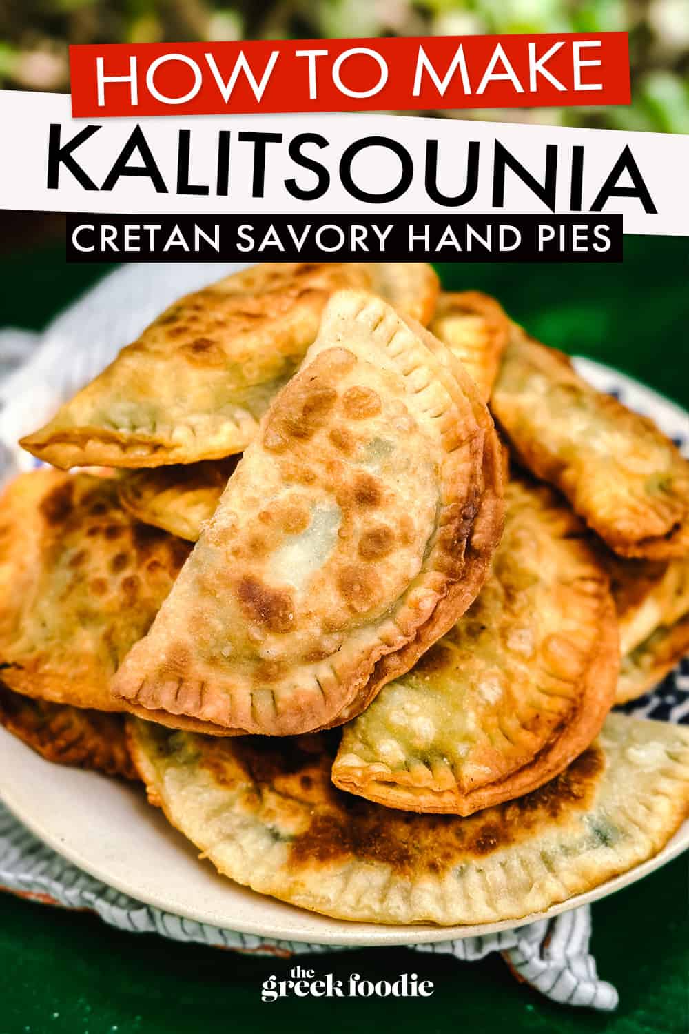 Kalitsounia-Cretan Savory Hand Pies