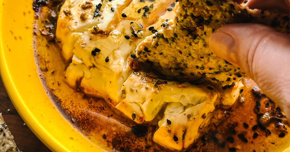 Baked Feta Cheese With Honey The Greek Foodie