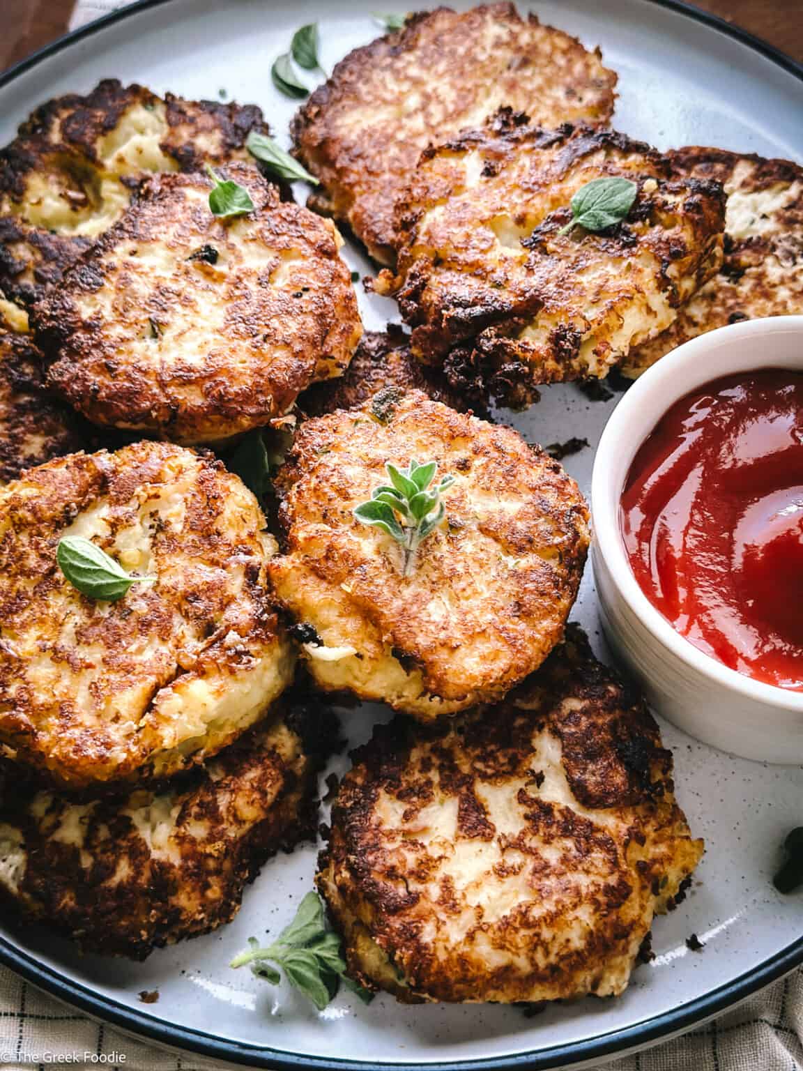 Cauliflower Fritters With Greek Yogurt & Parmesan The Greek Foodie