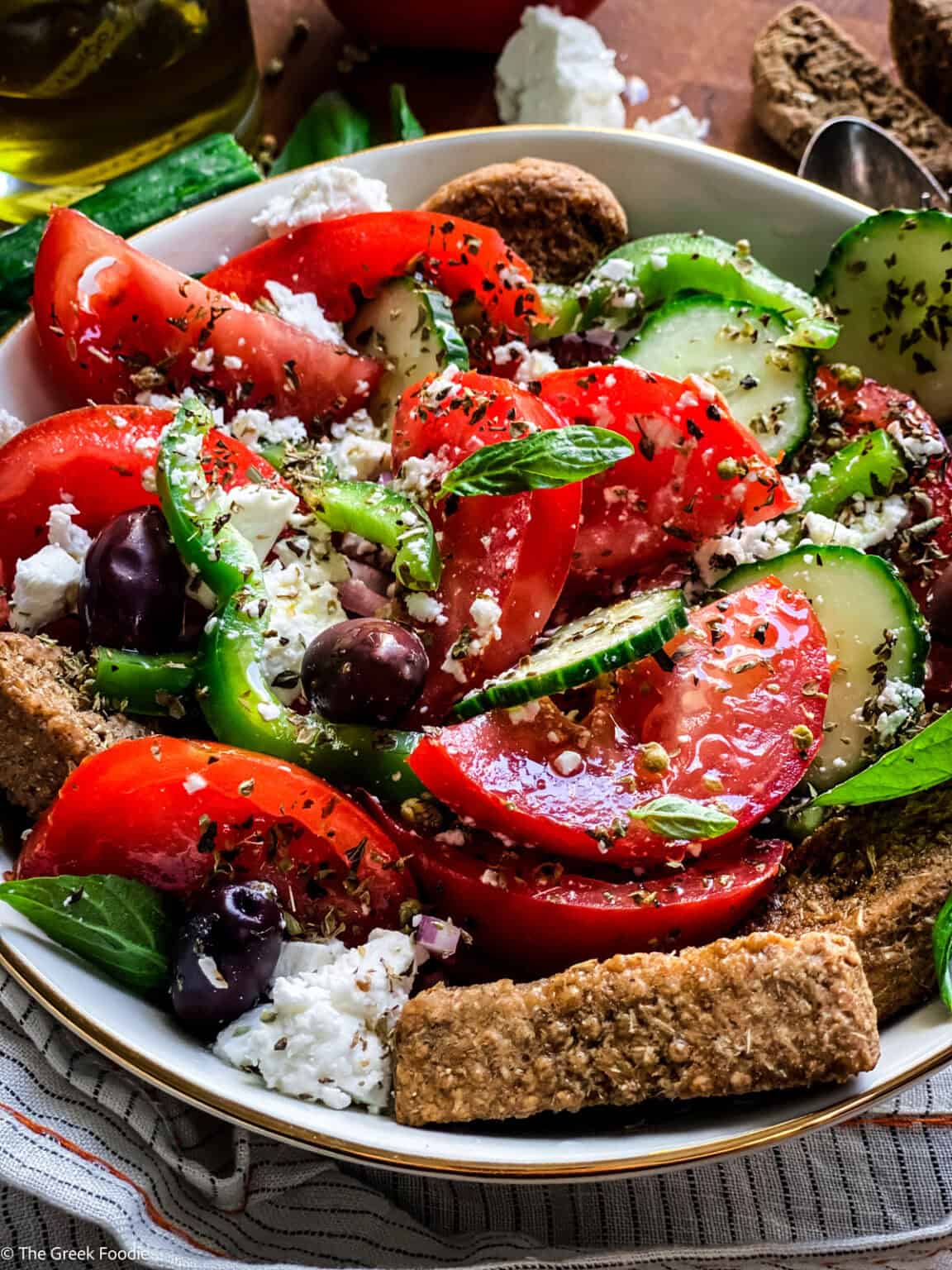 Greek Tomato Salad - Horiatiki Salata - The Greek Foodie