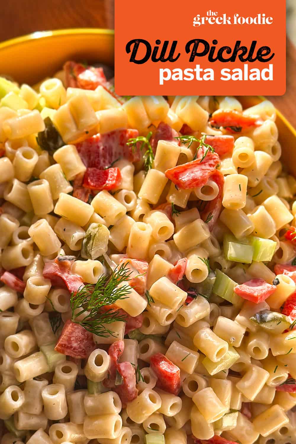Dill Pickle Pasta Salad