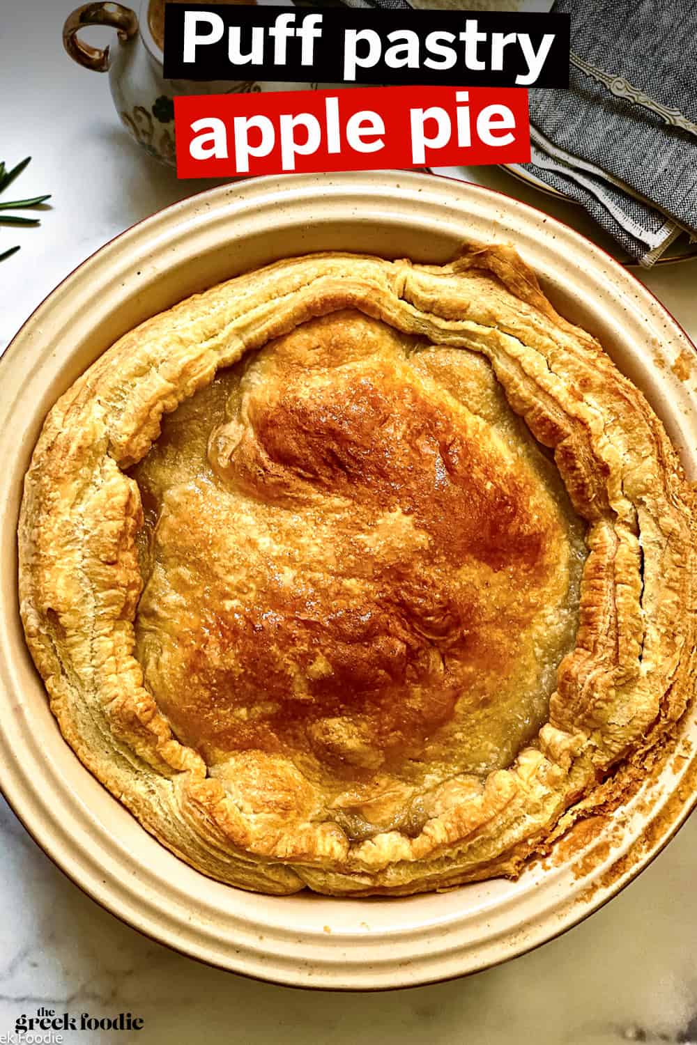 Easy Puff Pastry Apple Pie