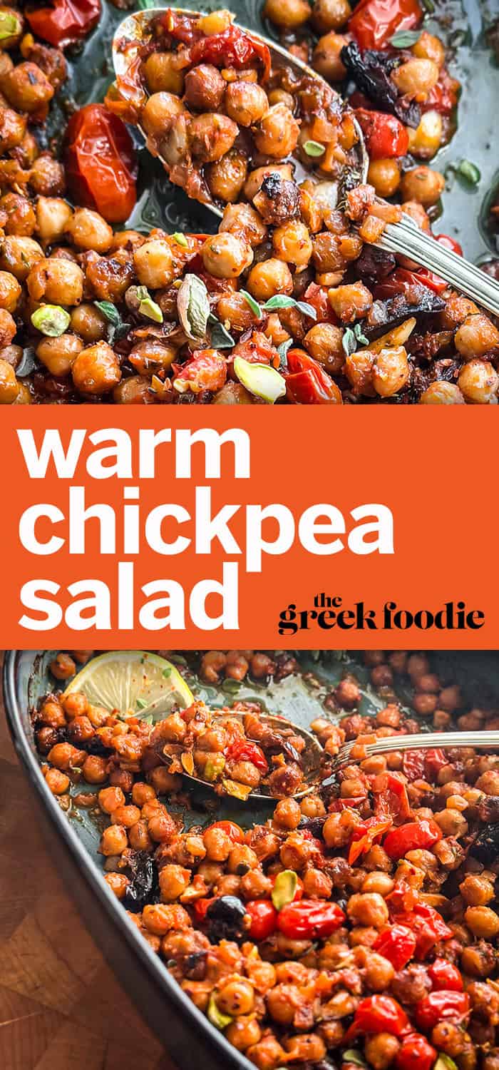 Mediterranean Chickpea Salad (Warm or Room Temperature)