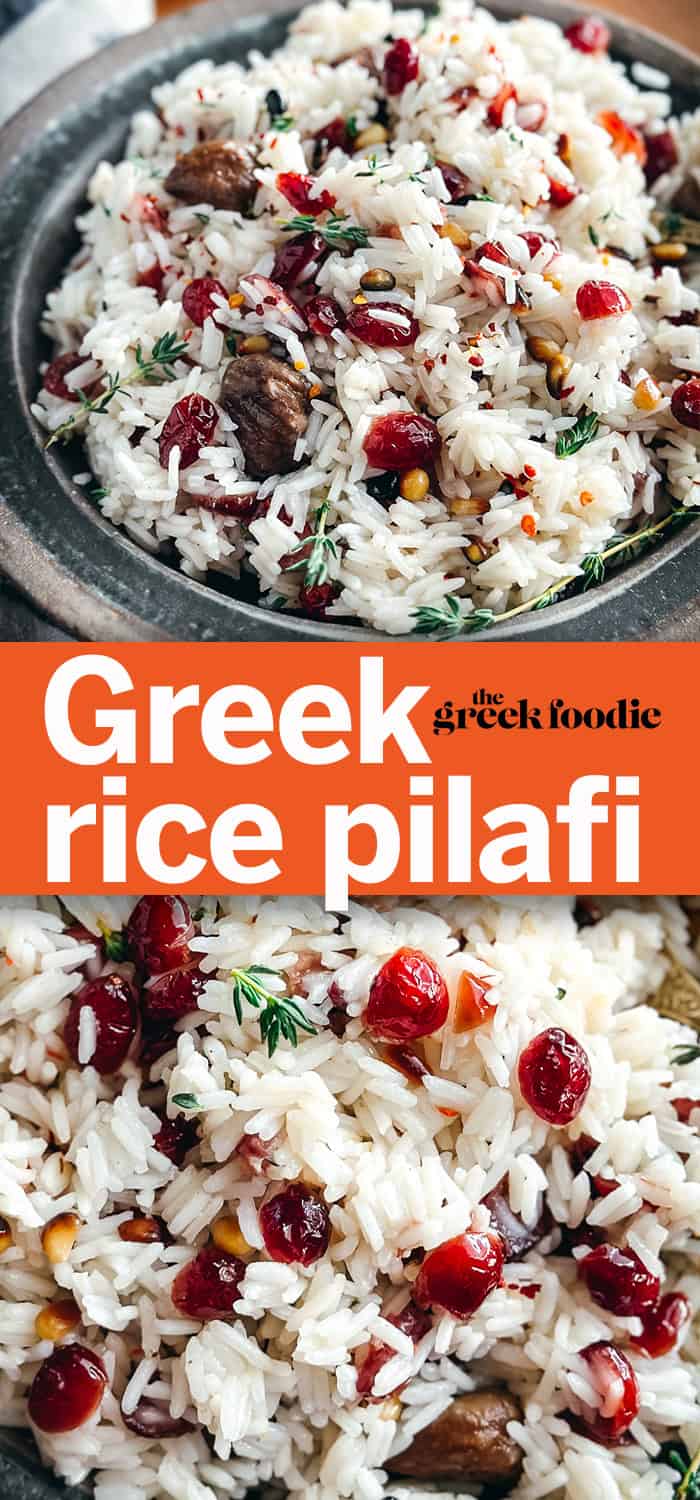Greek Rice Pilaf-Pilafi