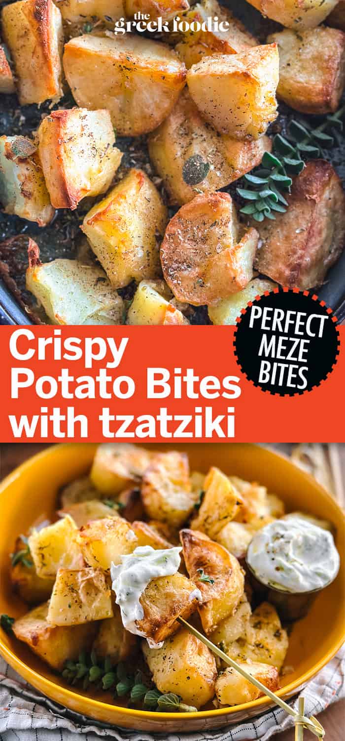 Potato Bites with Tzatziki