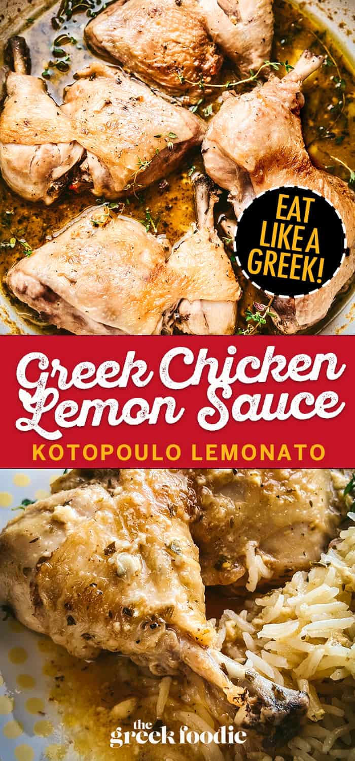 Chicken with Lemon Sauce (Kotópoulo Lemonáto)