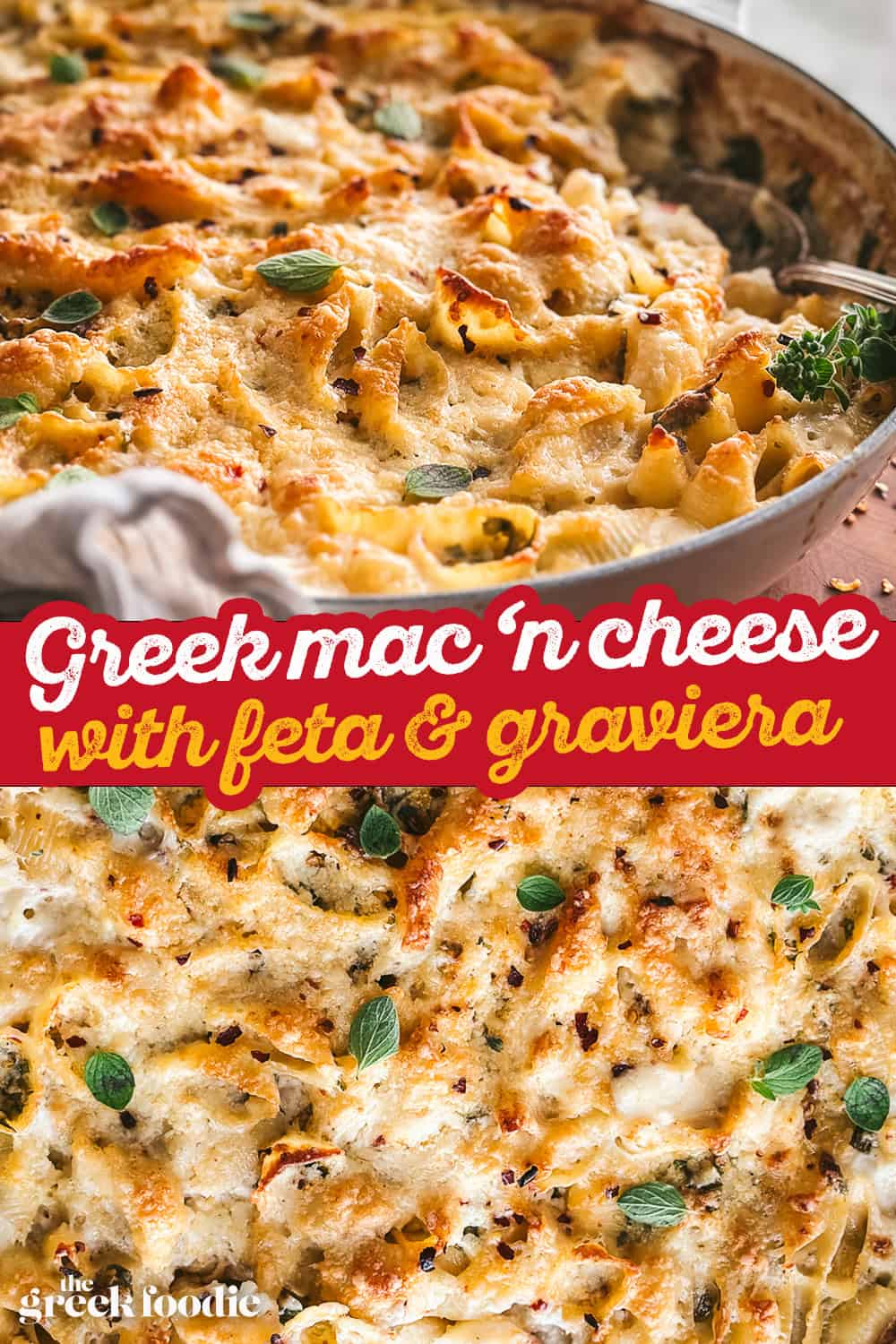 Greek Mac and Cheese with Feta and Graviera