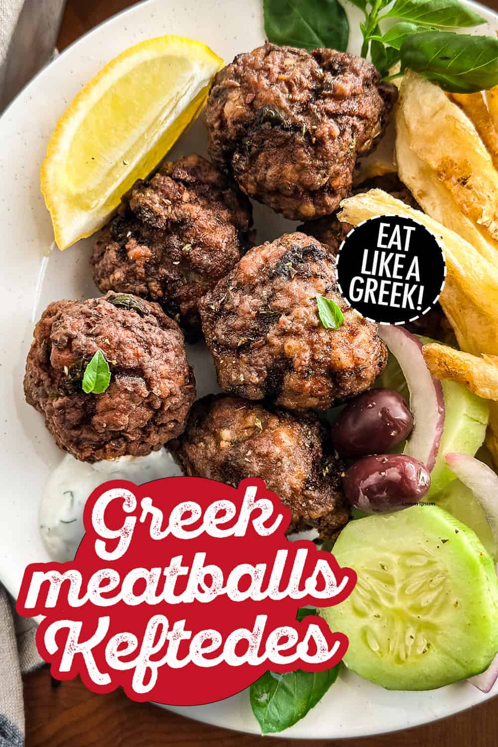 Greek Meatballs - Keftedes